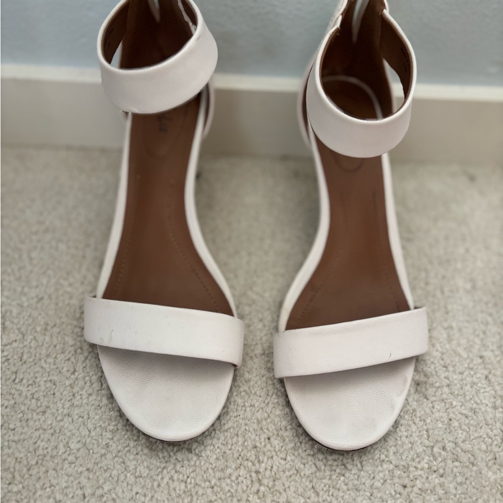 Style & Co White Heeled Sandals